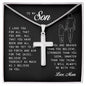 To My Son, Cross Necklace
