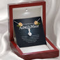 Aunt and Niece Necklace, Ribbon Pendant Necklace