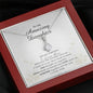 Petite Ribbon Necklace, To My Amazing Daughter