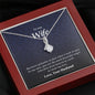 Petite Ribbon Necklace, Wife Gift