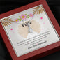 Petite Ribbon Necklace, Wife Gift