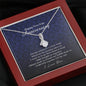 Petite Ribbon Pendant Necklace, Two Year Anniversary Gift