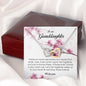 To Our Granddaughter, Interlocking Heart Necklace