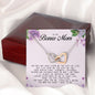 Bonus Mom Gift, Interlocking Heart Necklace