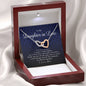 Interlocking Heart Necklace, To My Daughter In Law