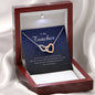 Interlocking Heart Necklace, Teacher Gift
