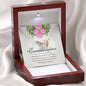 Interlocking Heart Necklace, Granddaughter Gift