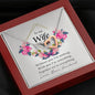 Wife Necklace, Interlocking Heart Necklace