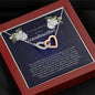 Interlocking Heart Necklace, In Loving Memory of Your Grandmother