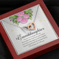 Interlocking Heart Necklace, Granddaughter Gift