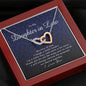 Interlocking Heart Necklace, To My Daughter In Law