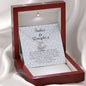 Love Knot Necklace, Father and Daughter Jewelry Card