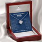 Love Knot Necklace | To My Smokin Hot Wife | Wife Gift | Wife Jewelry | Anniversary Gift For Wife | Best Christmas Gift Idea