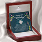 Love Knot Necklace, Happy 25th Birthday