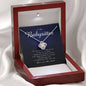 Love Knot Necklace, Appreciation Gift for Babysitter