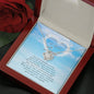 Love Knot Necklace, In Loving Memory of Your Dad