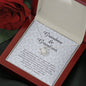 Love Knot Necklace, Grandma and Grandson Jewelry Card