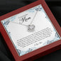 To My Beautiful Mom, Love Knot Necklace