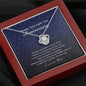 Love Knot Necklace, Happy 68 Year Anniversary