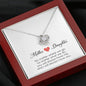 Mother & Daughter Gift, Love Knot Necklace