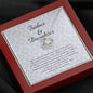 Love Knot Necklace, Father and Daughter Jewelry Card