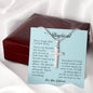 To My Boyfriend Cross Necklace