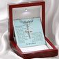 To My Boyfriend Cross Necklace