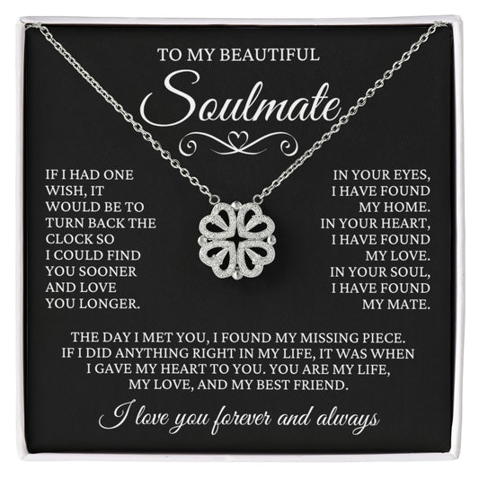 Four Heart Necklace - To My Beautiful Soulmate