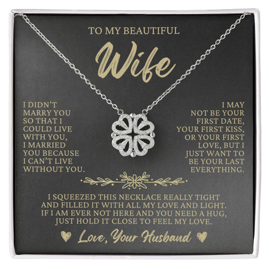 Four Heart Necklace - To My Beautiful Wife