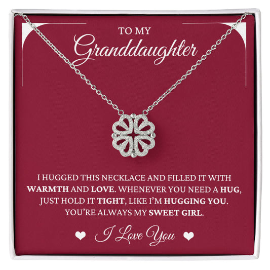 Four Heart Necklace - To My Granddaughter "