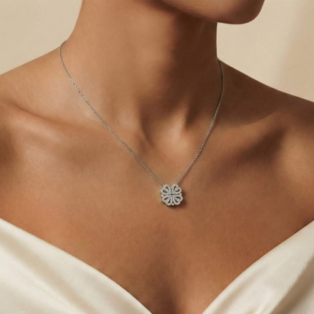 Four Hearts Necklace - To My Granddaughter "Always Remember How Much You Are loved"