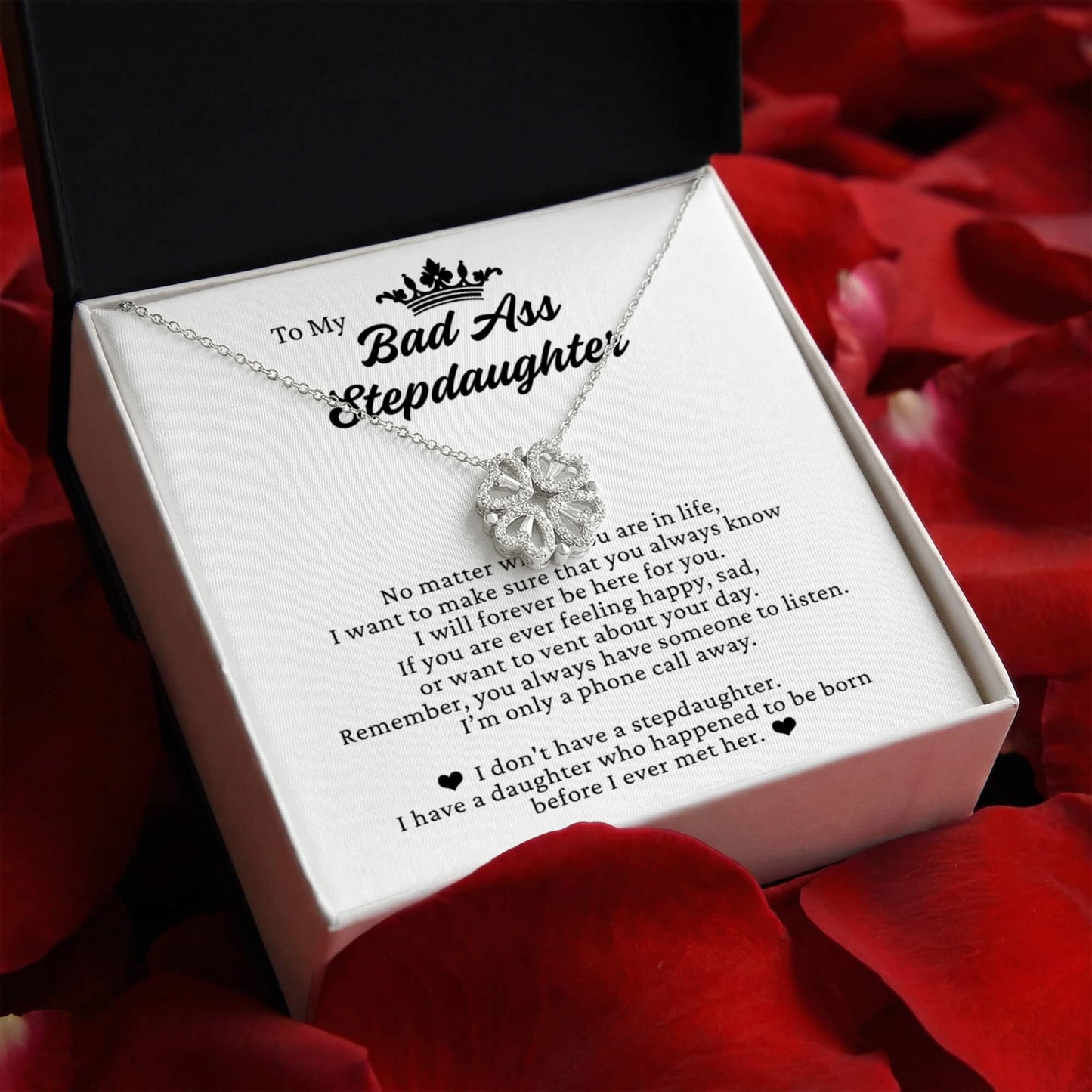 Four Heart Necklace - To My Beautiful Wife