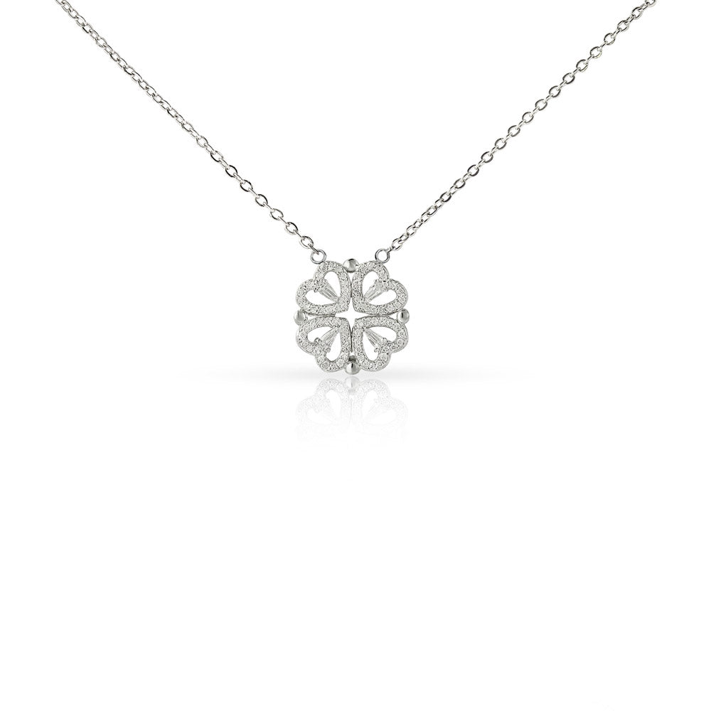 Four Heart Necklace - To My Beautiful Daughter "I Am Proud To Be Your Father"