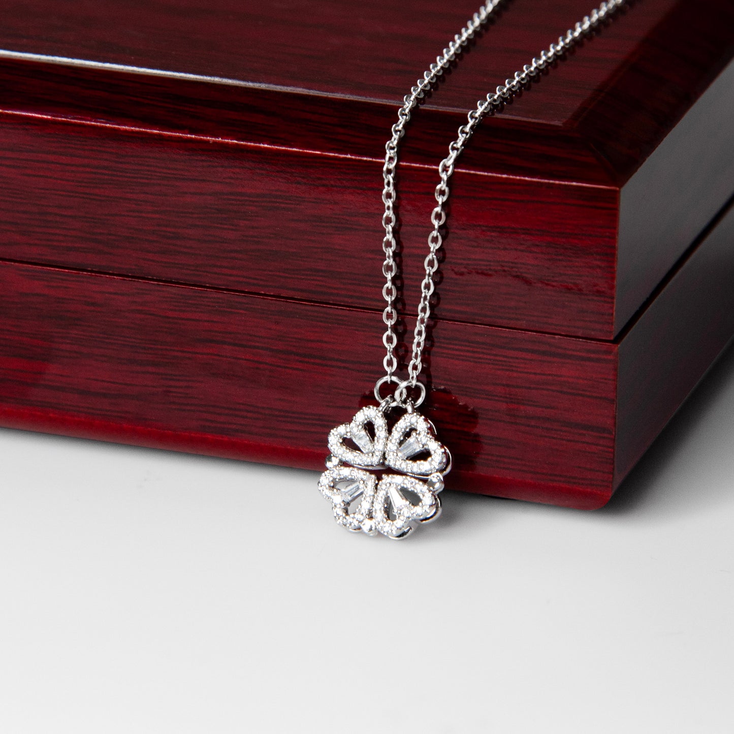 Four Necklace - To My Beautiful Daughter "I'll Be Always Right Here For You"