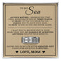 Engraved Men's Ring with Message Card - To My Son "My Greatest Gift"