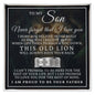 Engraved Men's Ring with Message Card - To My Son