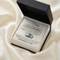 Engraved Men's Ring with Message Card - To My Son "I Believe In You"