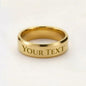 Engraved Men's Ring with Message Card - To My Son "Never Forget That I Love You"