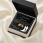 Engraved Men's Ring with Message Card - To My Husband "Until My Last Breath"