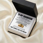 Engraved Men's Ring with Message Card - To My Grandson "I Love You More Than Anything"