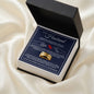 Engraved Men's Ring with Message Card - To My Husband "I Choose You"