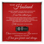 To My Husband - Engraved Men's Ring with Message Card