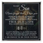 Engraved Men's Ring with Message Card - To My Son