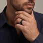 Engraved Men's Ring with Message Card - To My Son "You Don't Have To Do It All Alone"