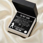 Engraved Men's Ring with Message Card - To My Son "I Will Always Be Your No. 1 Fan"