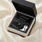 Engraved Men's Ring with Message Card - To My Husband "Until My Last Breath"