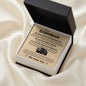 Engraved Men's Ring with Message Card - To Our Grandson "We Love You"