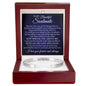 Cuff Bracelet Engraved - To My Beautiful Wife "The Day I Met You, My Life Changed Forever"