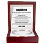 Cuff Bracelet Engraved - To My Daughter "I Believe In You"