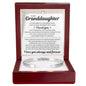 Engraved Cuff Bracelet - To My Granddaughter "I Loved You, As If Tomorrow Would Never Come"